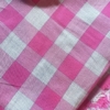 Cotone quadretti rosa e perla